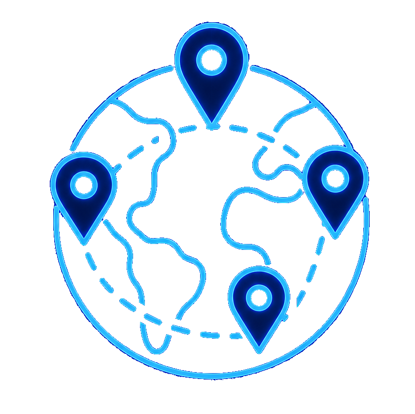 Global Logistics Reach Icon