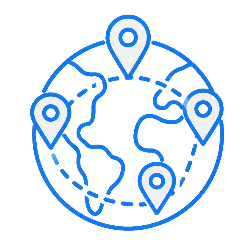 Global Mobility Network Icon