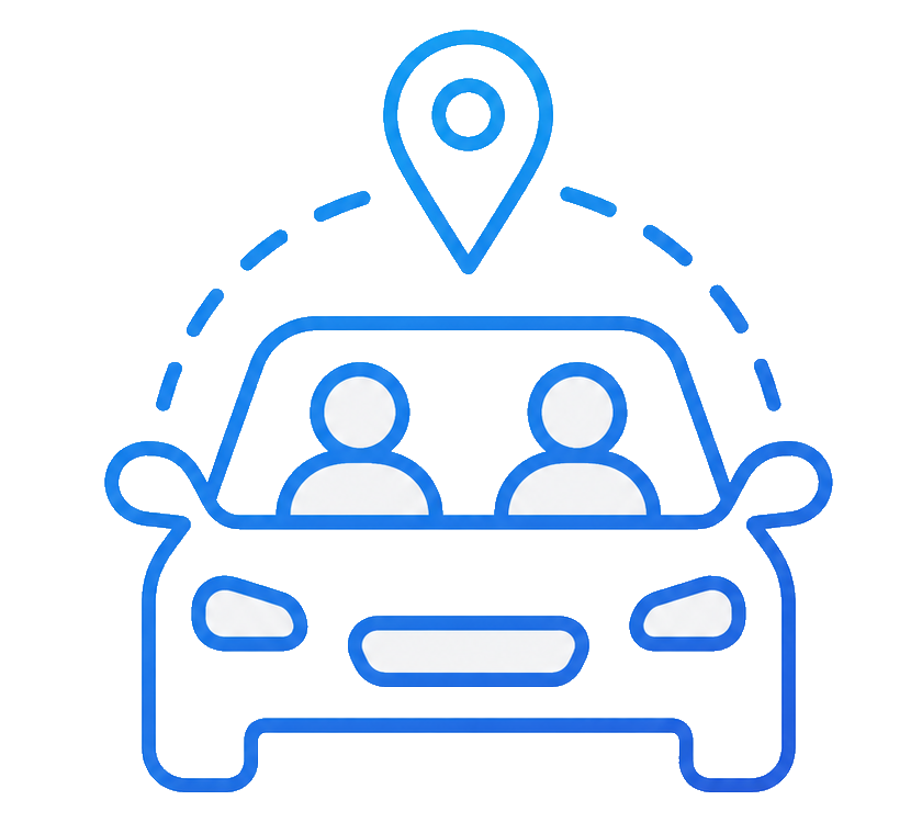 Ridesharing Icon